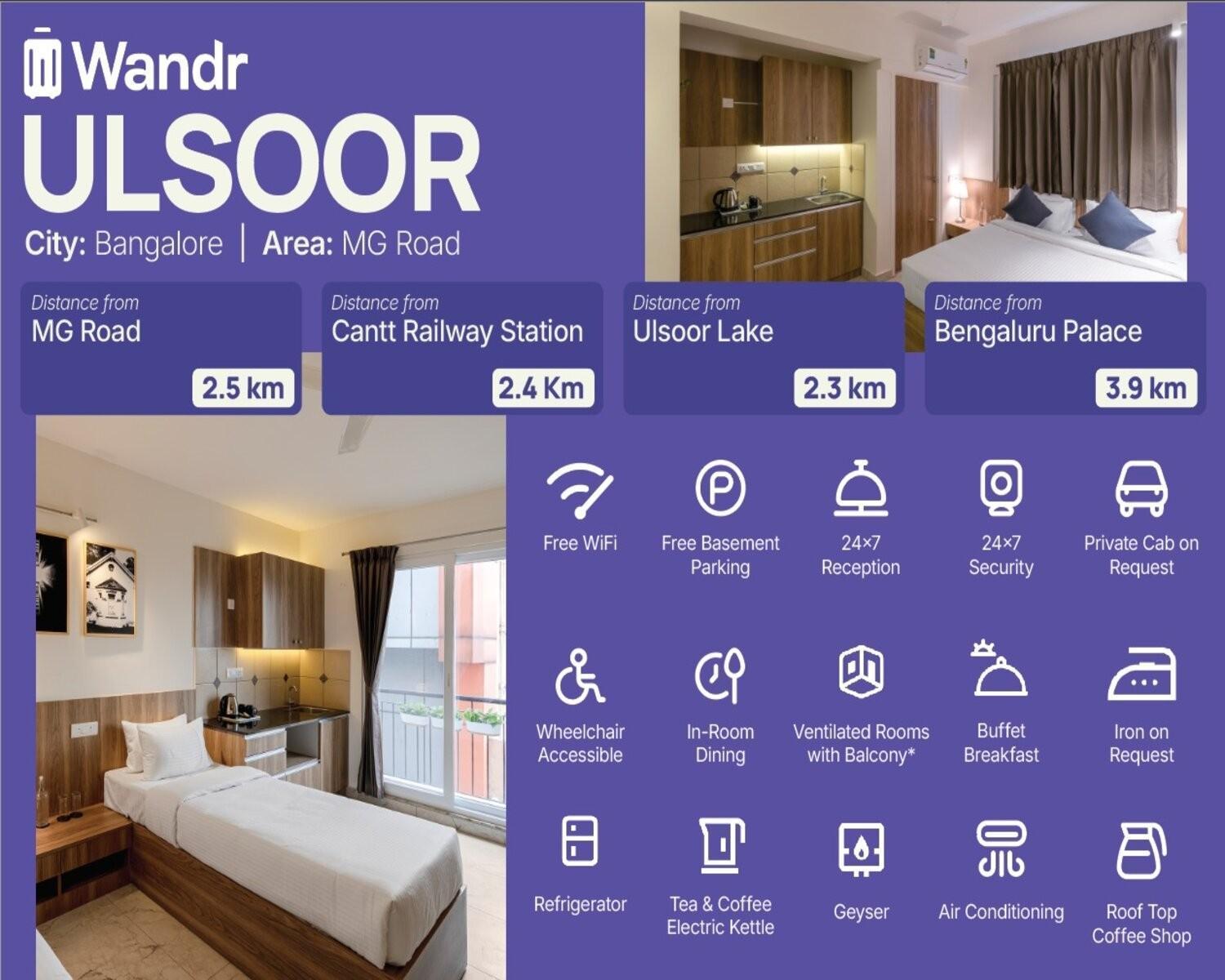 Wandr Hotel- Near Mg Road Бенґалуру Екстер'єр фото